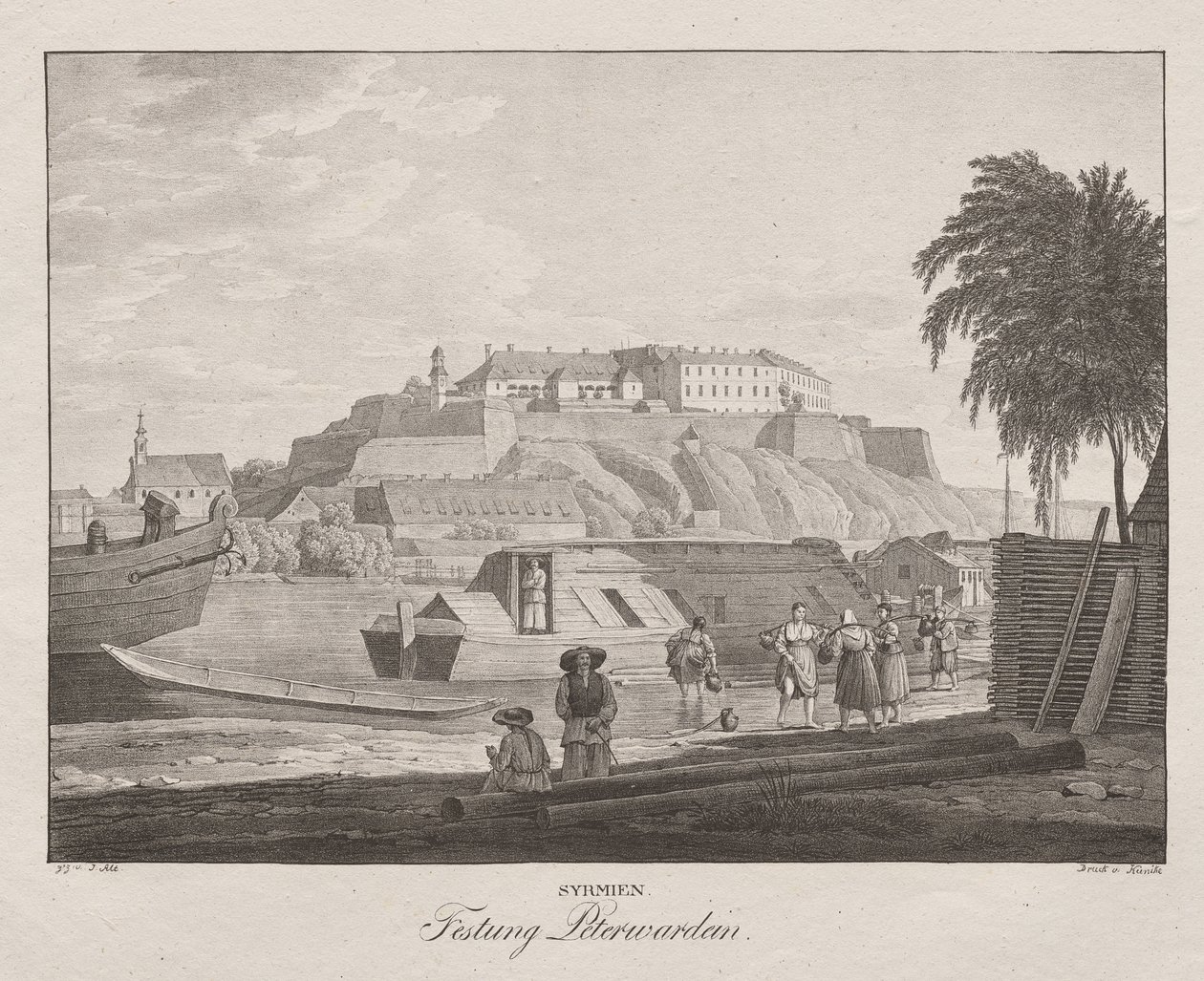 Syrmien, Festung Peterwardein von Jakob Alt