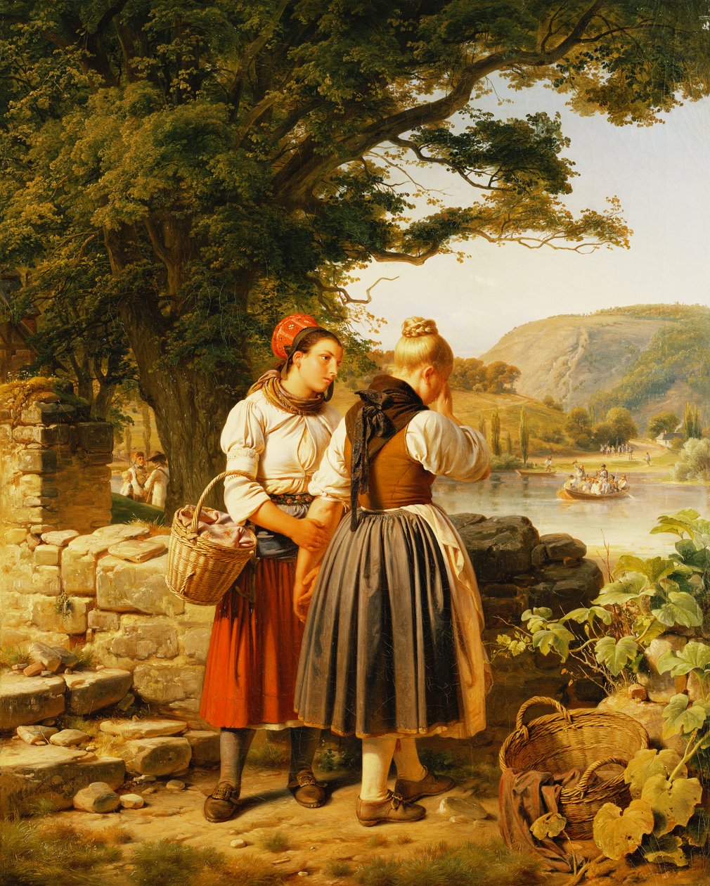 Der Abschied, 1842 von Jakob Becker