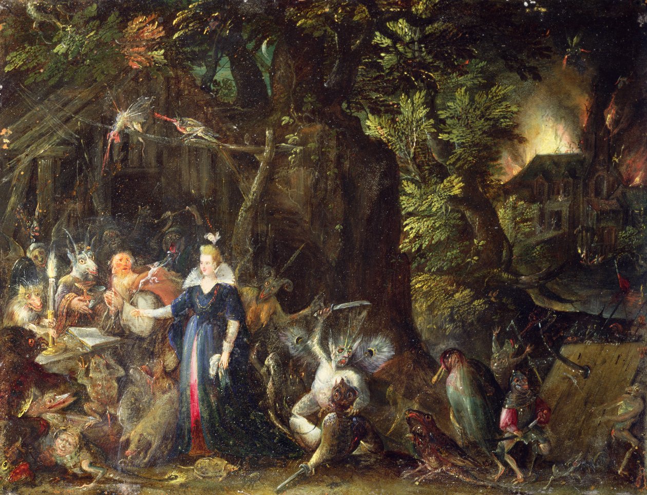 Die Versuchung des heiligen Antonius von Jakob Isaaksz Swanenburgh