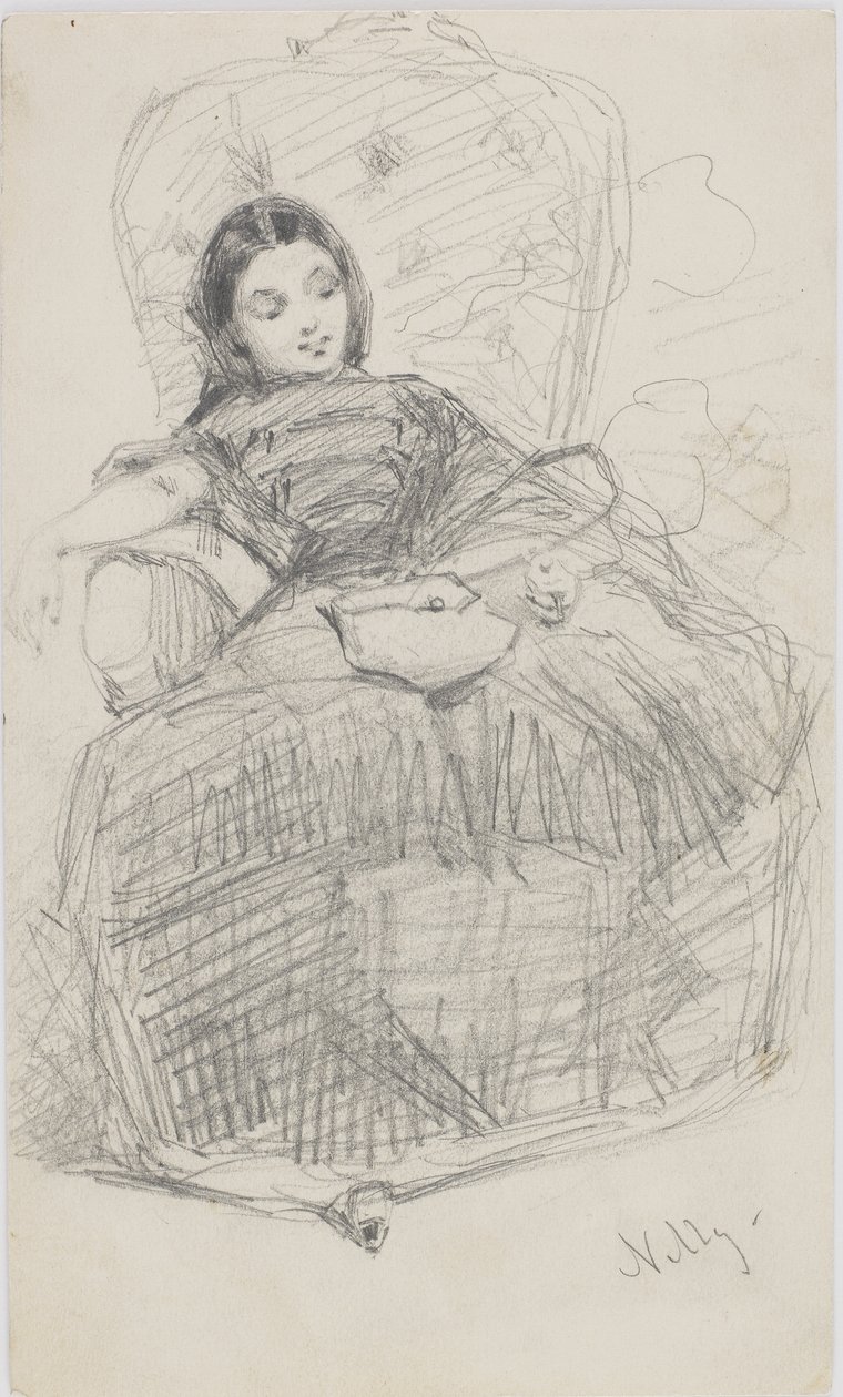 Nelly (Helen Ionides) 1866-69 von James Abbott McNeill Whistler