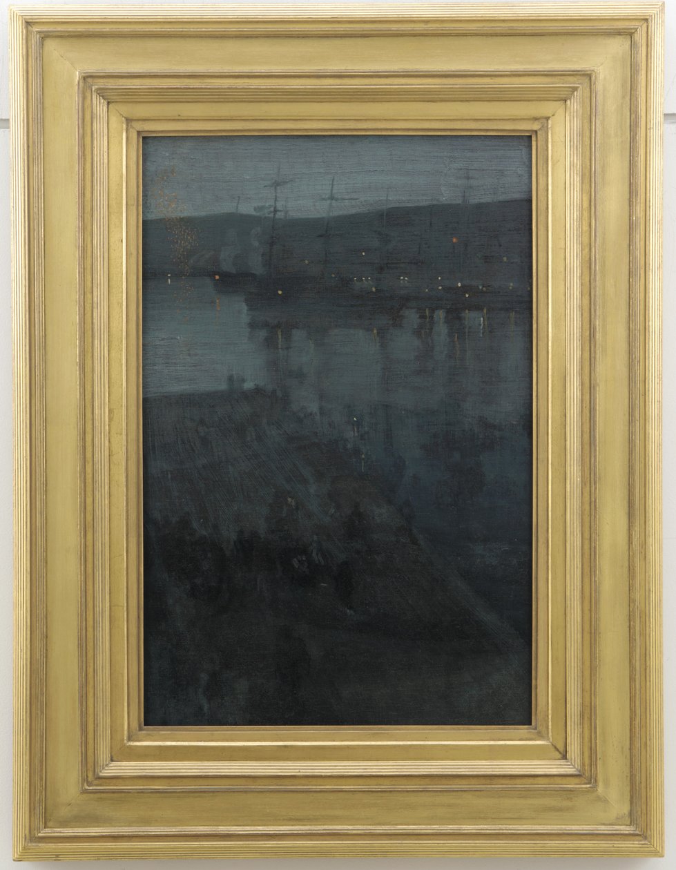 Nocturne in Blau und Gold: Valparaiso, um 1874 von James Abbott McNeill Whistler