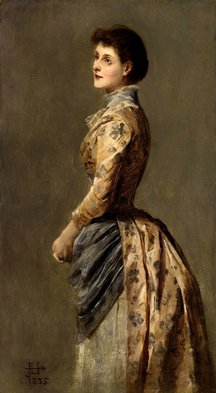 Porträt eines Mädchens, 1885 von James Archer