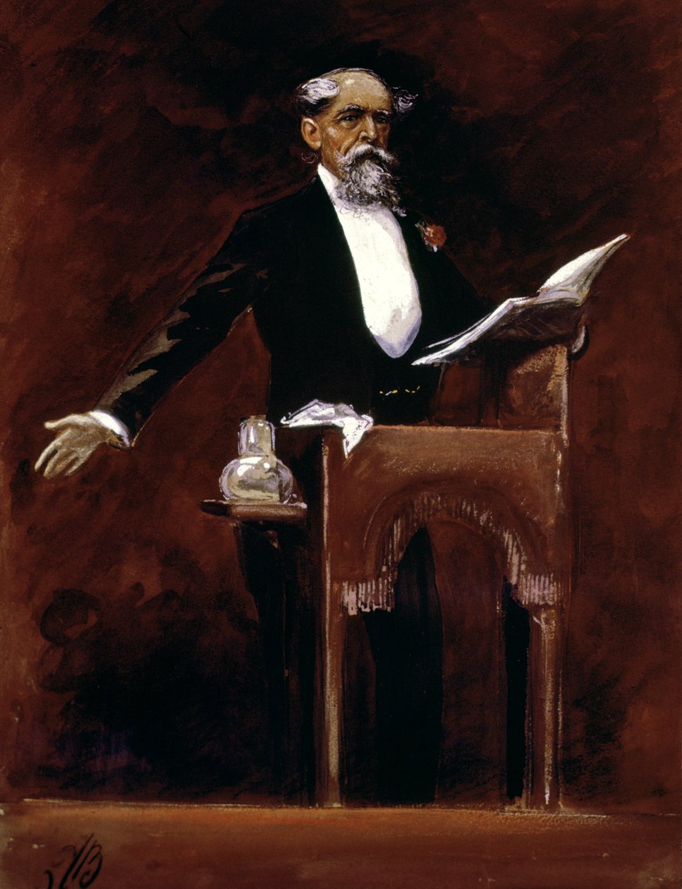 Charles Dickens (1812-70) von James Bacon