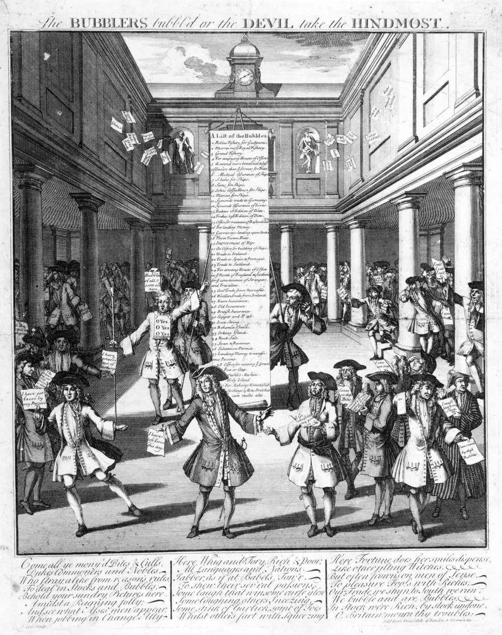 Die Blasenmacher, 1720 von James Cole