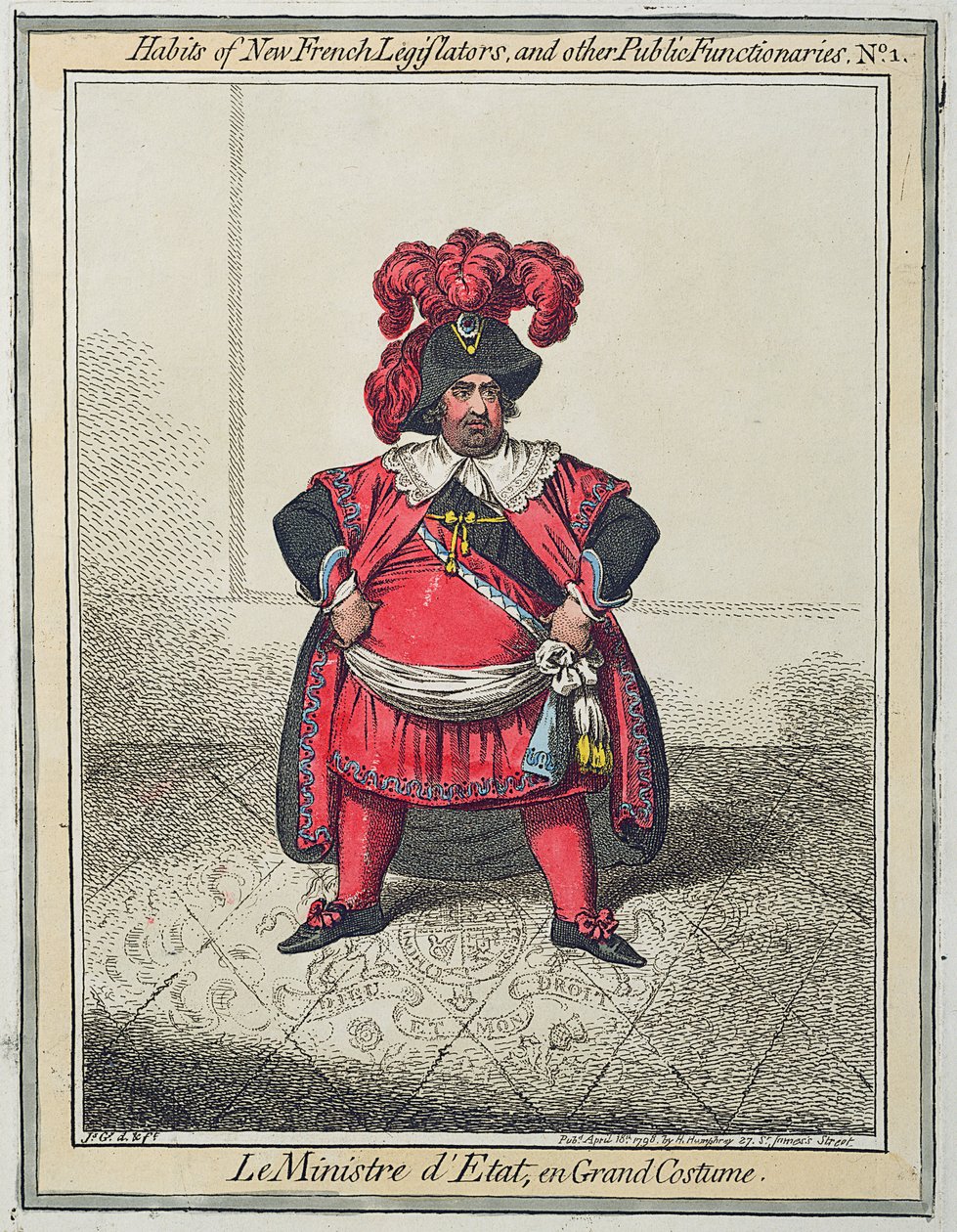 Manische Wutanfälle, oder Kleiner Boney in einem starken Anfall, 1805 von James Gillray