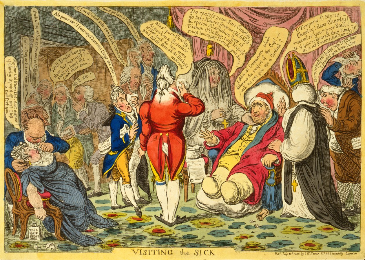 Krankenbesuch von James Gillray