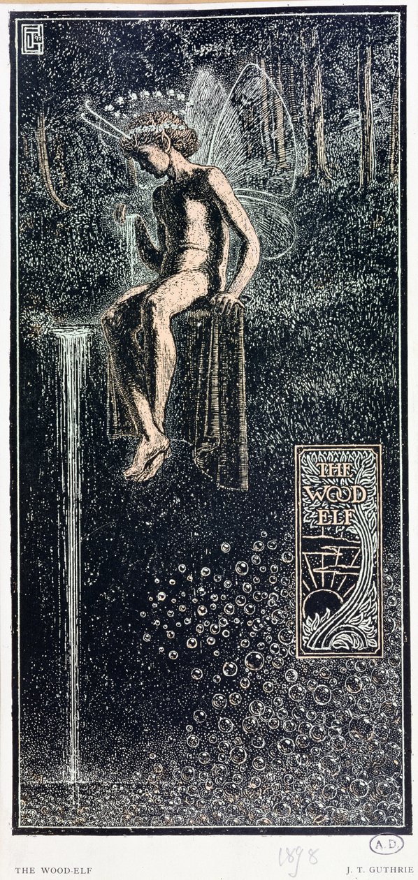 Der Waldelf, 1898 von James J. Guthrie