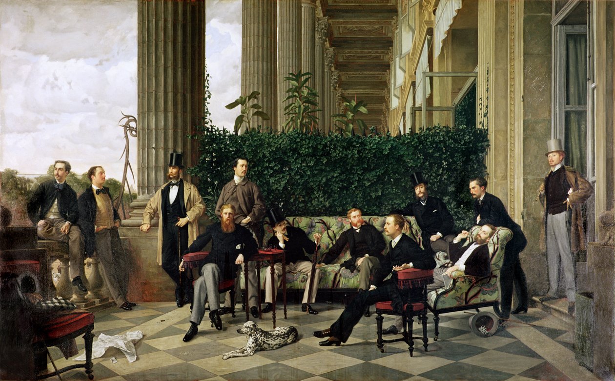 Der Kreis der Rue Royale, Paris, 1868 von James Jacques Joseph Tissot