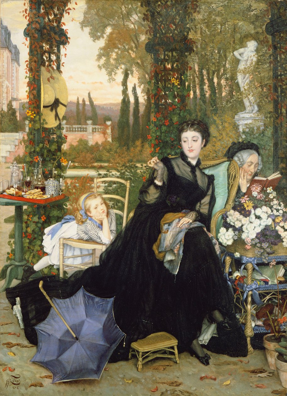 Die Witwe, 1868 von James Jacques Joseph Tissot