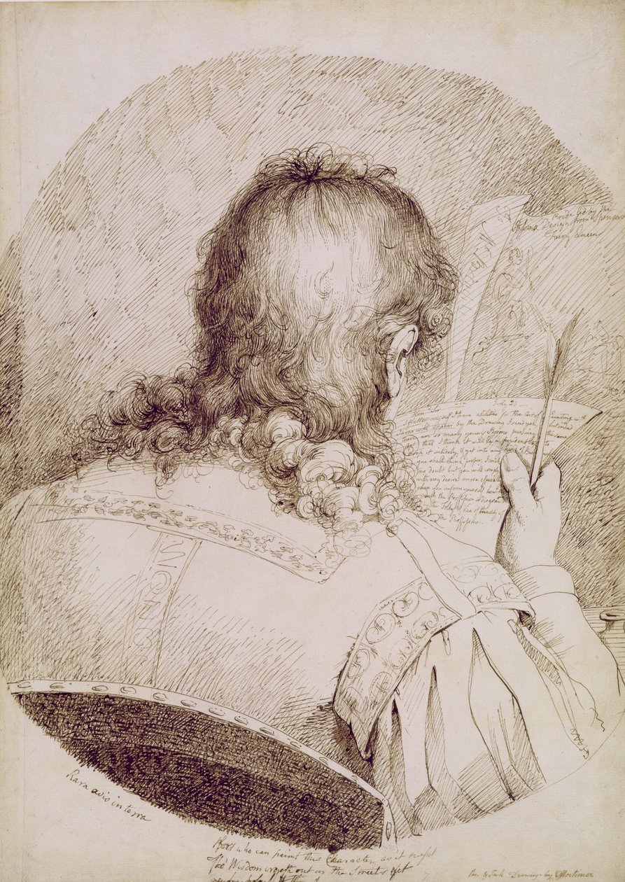 Selbstporträt, ca. 1771-75 von James Jefferys