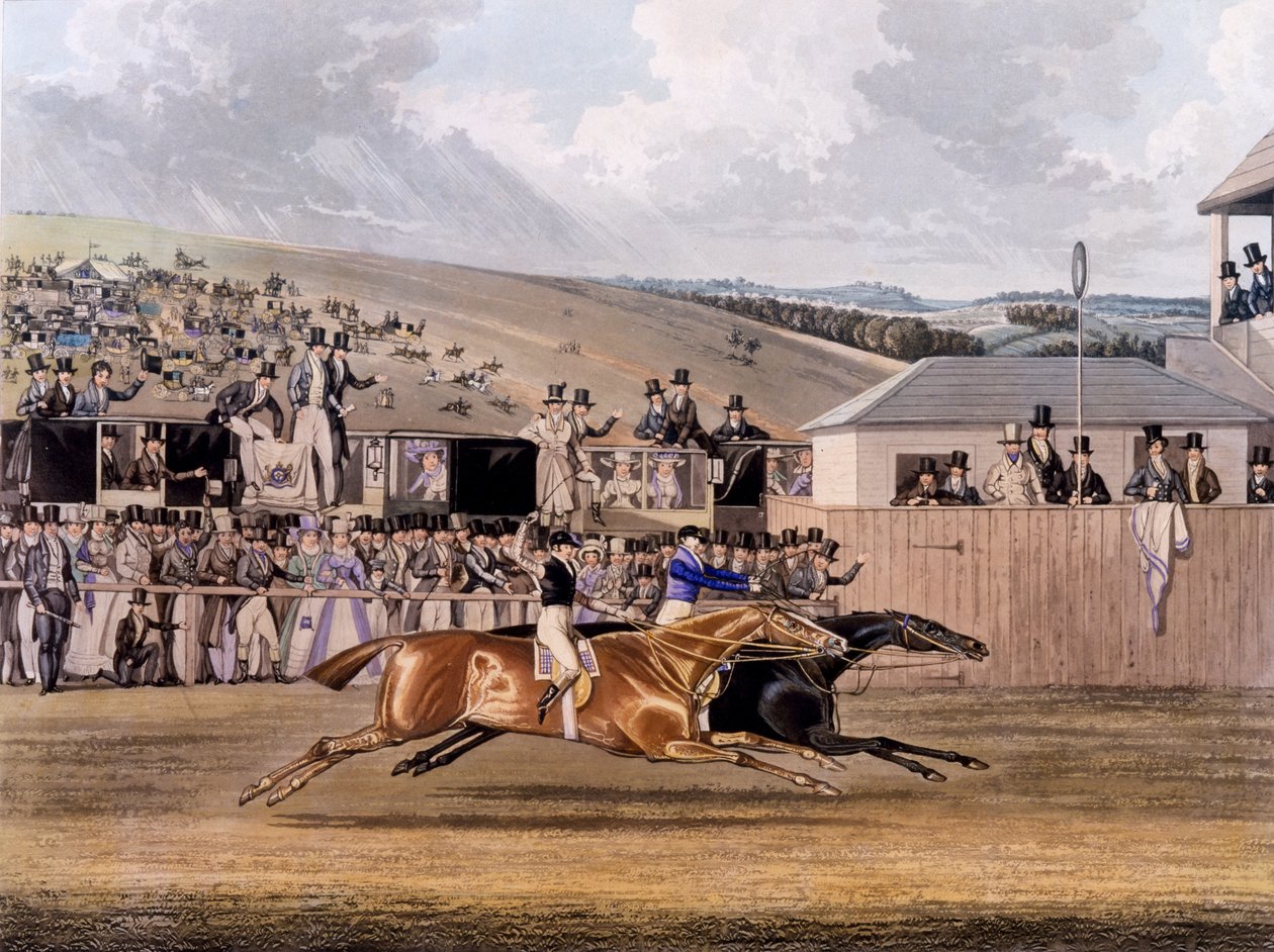 Derby-Tag in Epsom, 1828 von James Pollard
