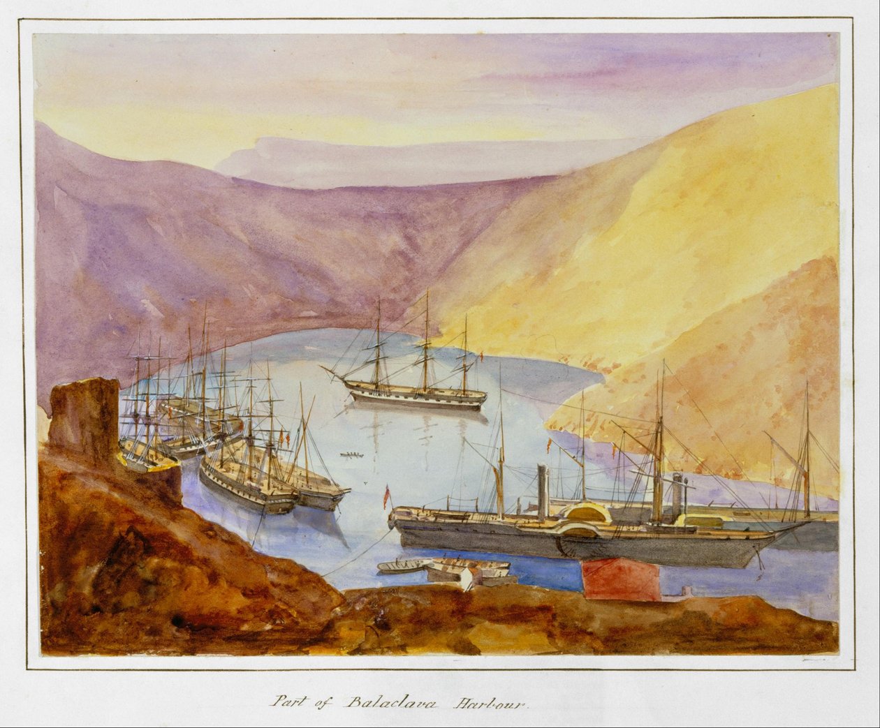 Hafen von Balaklawa von James Robertson