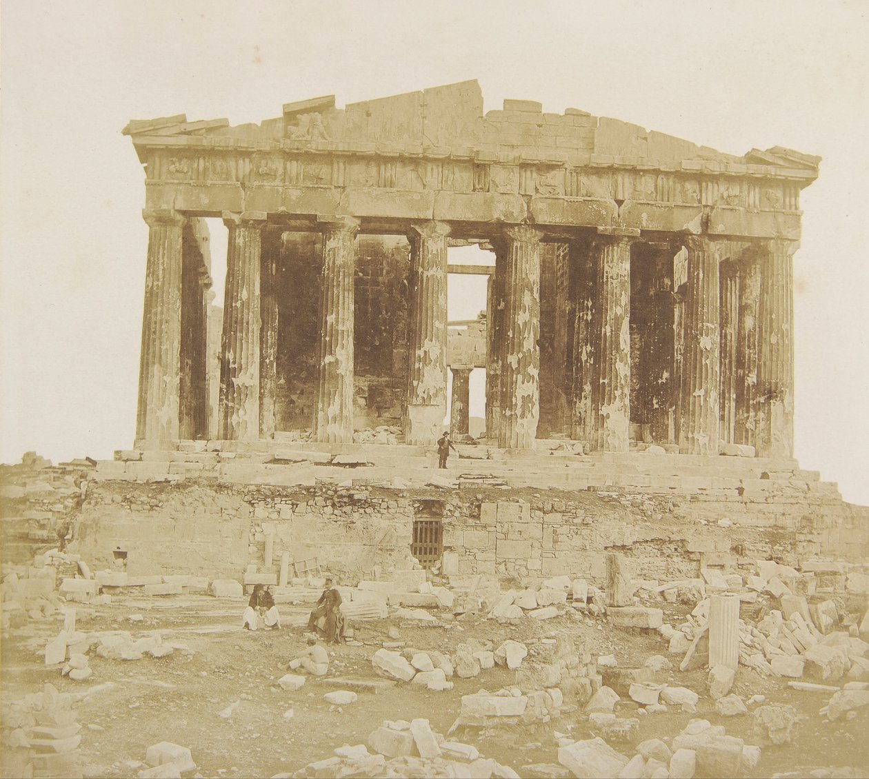 Ansicht des Parthenon von Westen von James Robertson