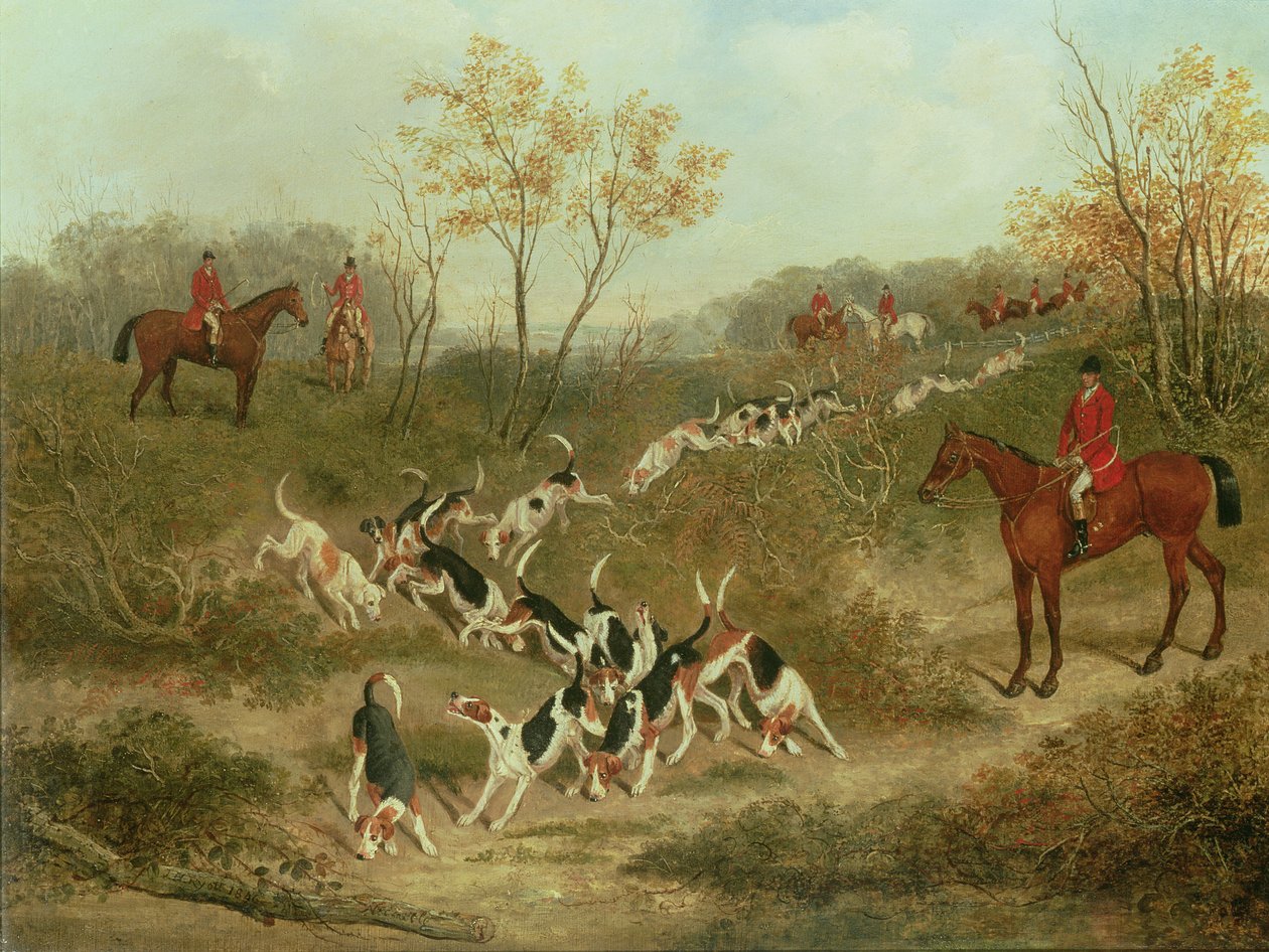 Auf der Spur, 1846 von James Russell Ryott