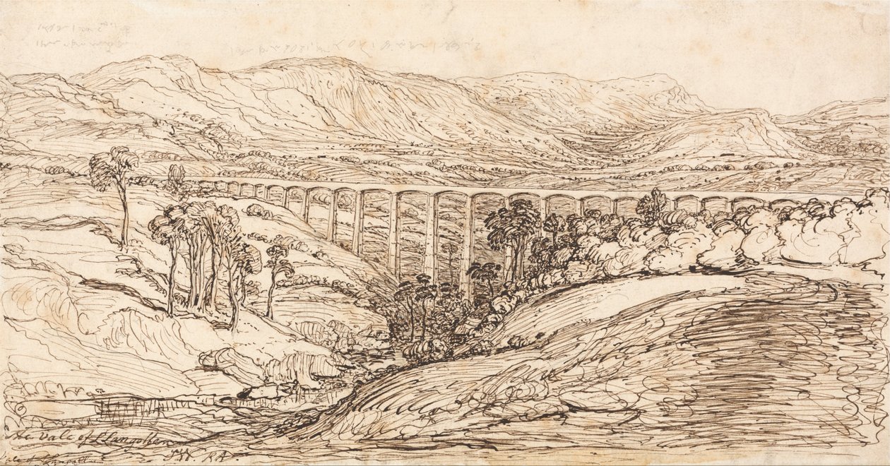 Das Tal von Llangollen von James Ward