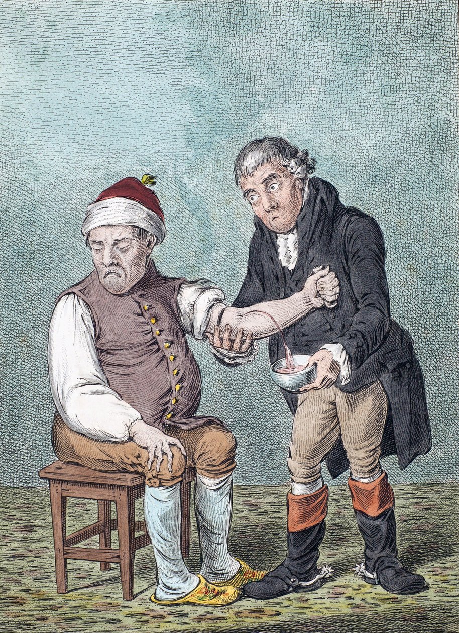 Aderlass von James (after) Gillray