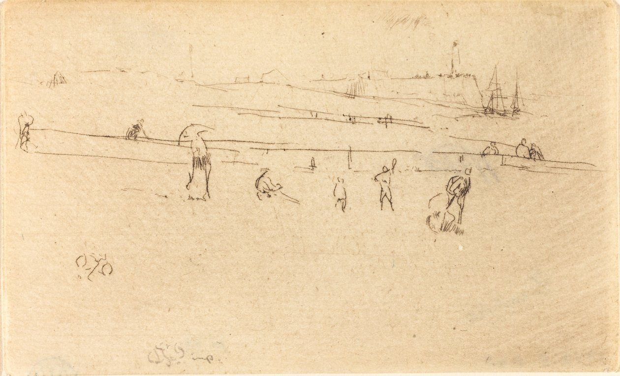 Eine Skizze in Dieppe von James Abbott McNeill Whistler