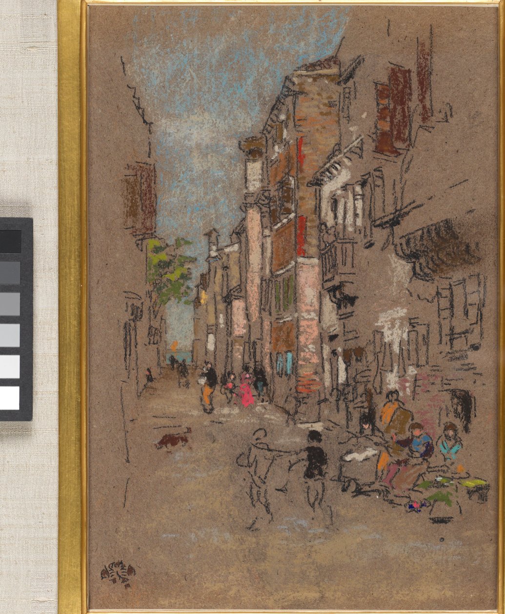 Hinter dem Arsenal von James Abbott McNeill Whistler