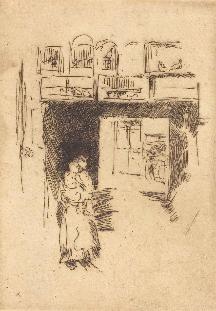 Vogelkäfige, Drury Lane von James Abbott McNeill Whistler