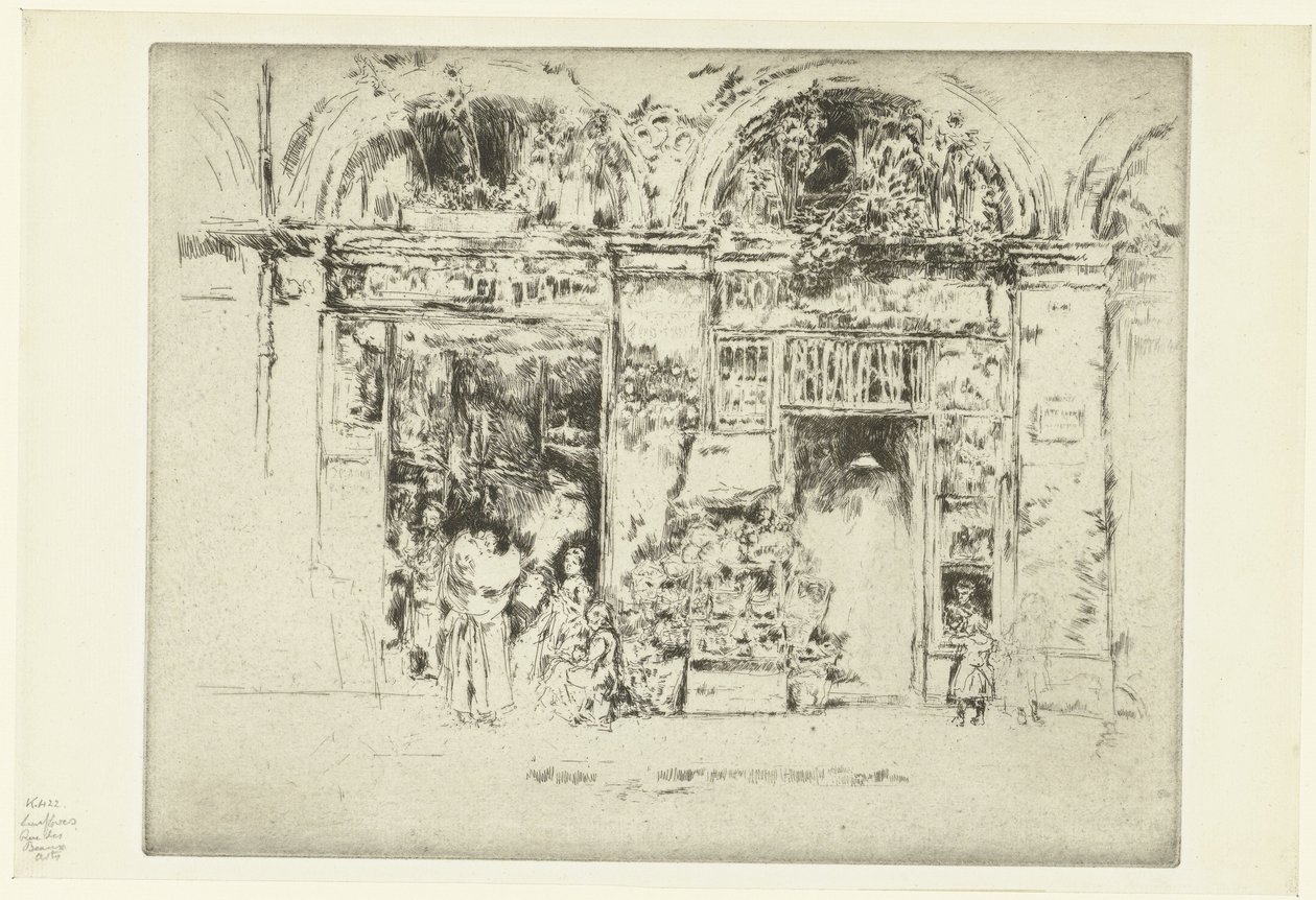Blumenladen von James Abbott McNeill Whistler