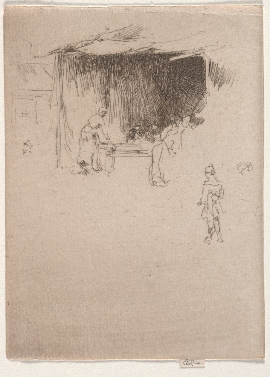 Stand auf einem Jahrmarkt von James Abbott McNeill Whistler