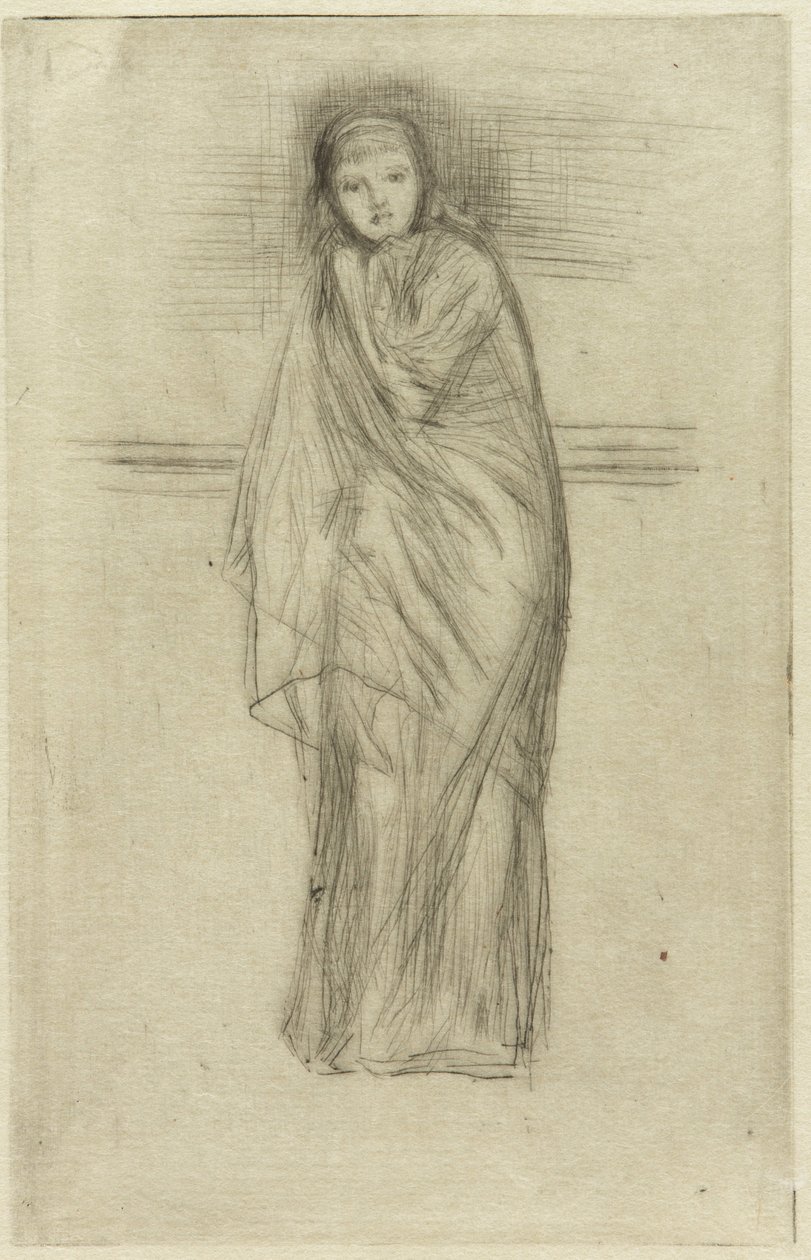 Verhülltes Modell, 1870 von James Abbott McNeill Whistler