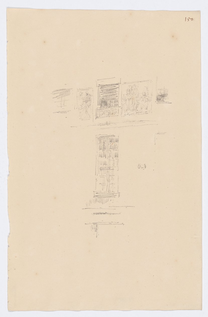 Hotel Colbert, Fenster von James Abbott McNeill Whistler