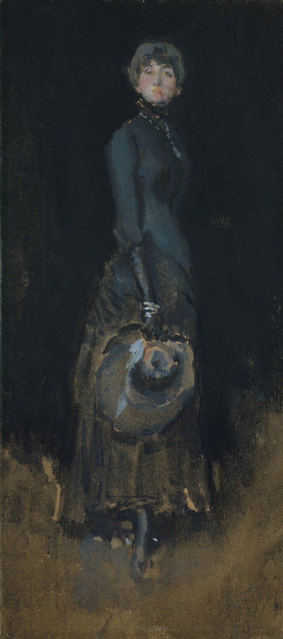 Dame in Grau, ca. 1883 von James Abbott McNeill Whistler