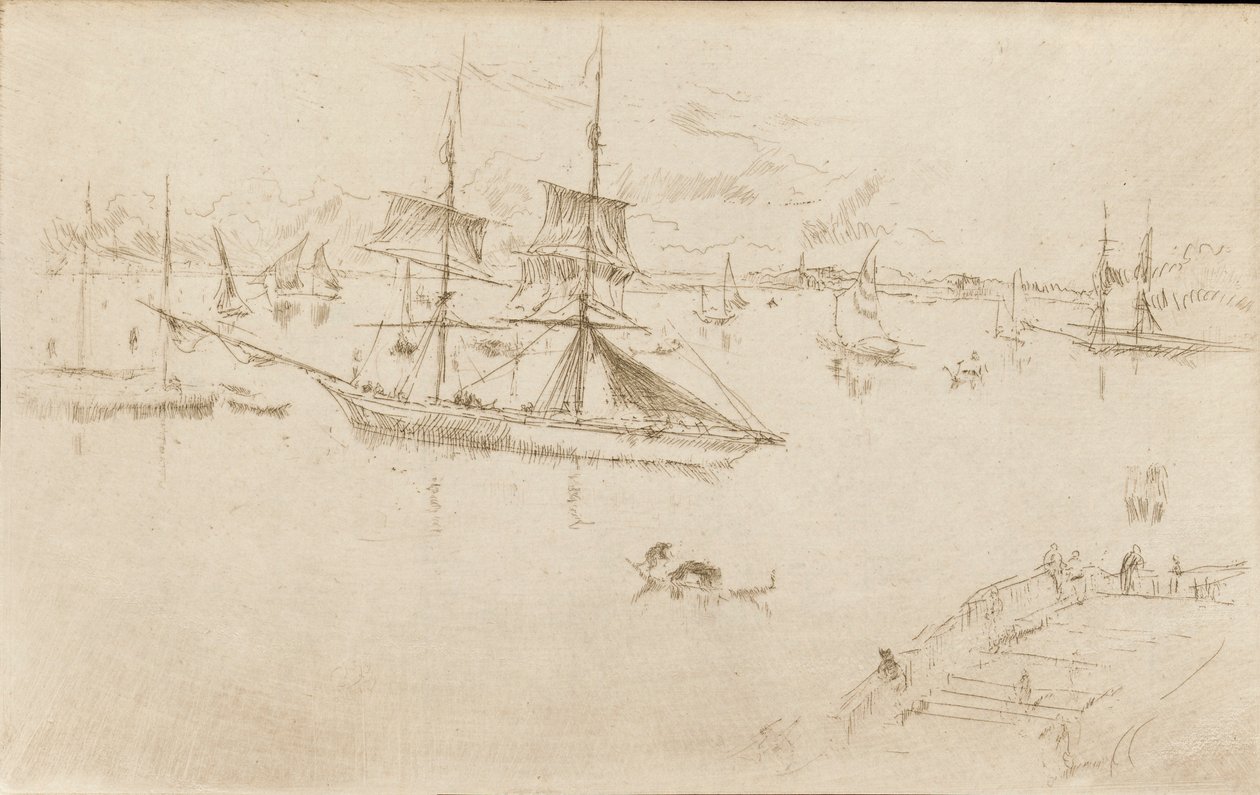Lagune-Mittag von James Abbott McNeill Whistler