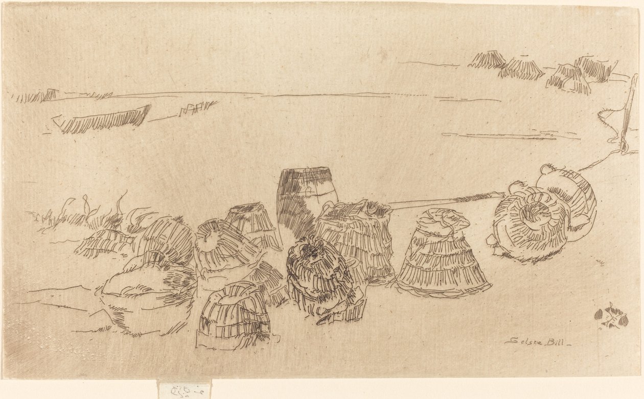 Hummerkörbe, um 1880-1881 von James Abbott McNeill Whistler