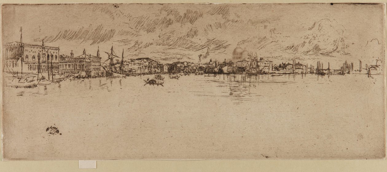 Langes Venedig, 1879-1880 von James Abbott McNeill Whistler