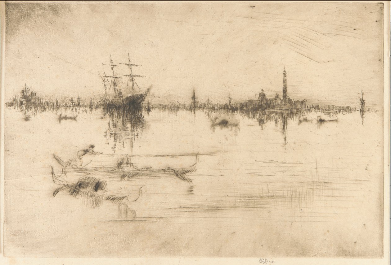 Nocturne, 1879-1880 von James Abbott McNeill Whistler