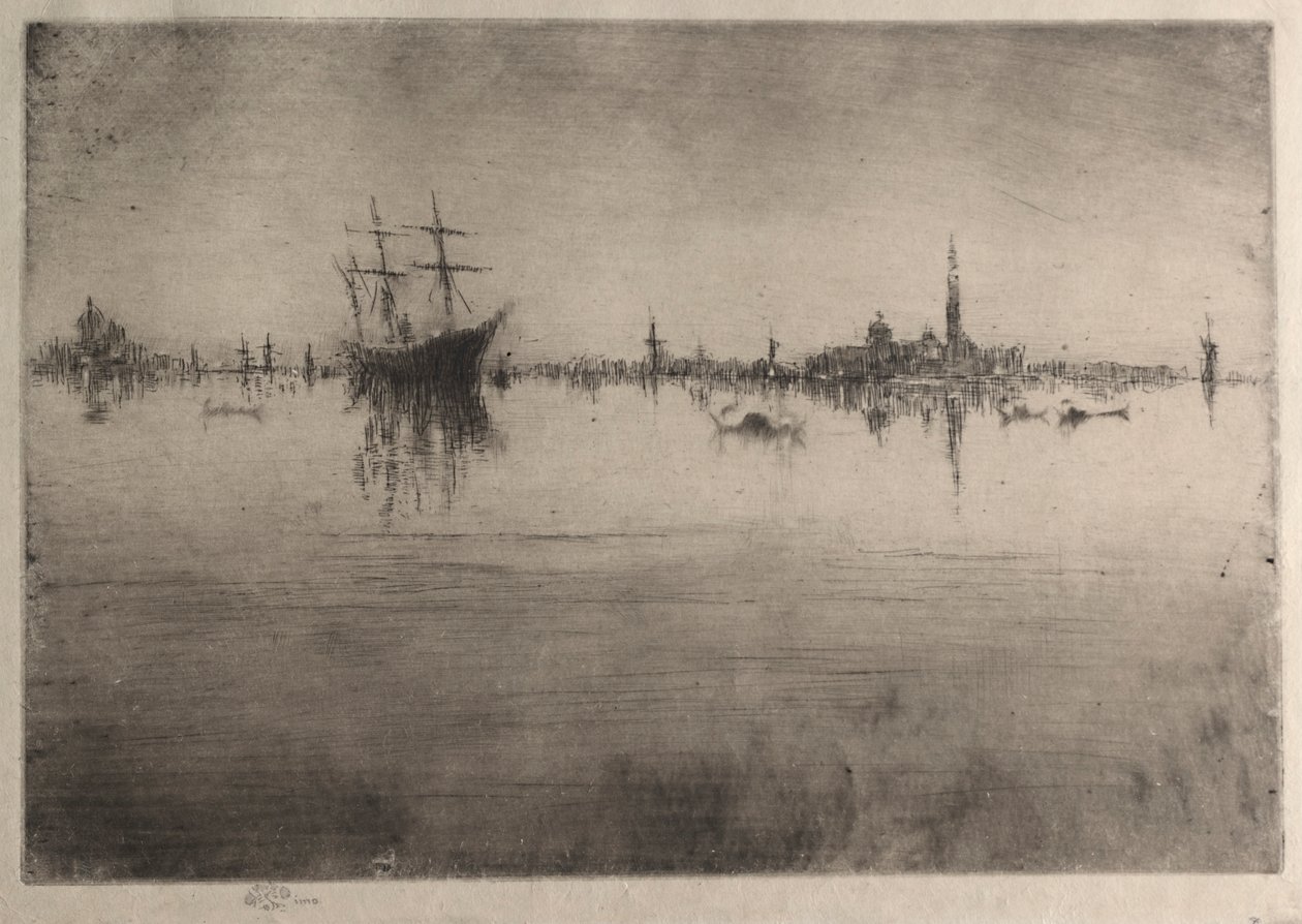 Nocturne, 1880 von James Abbott McNeill Whistler