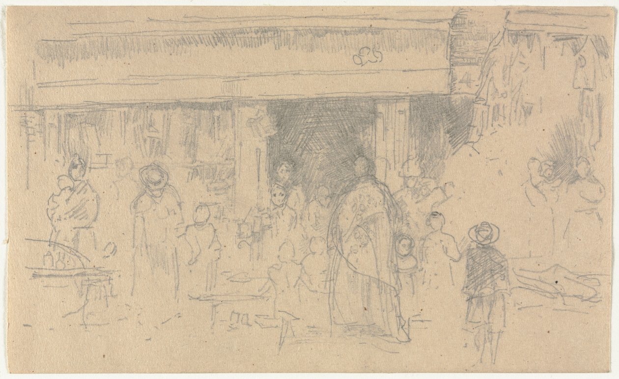 Geschäfte in Chester von James Abbott McNeill Whistler