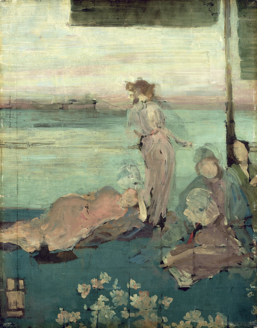 Skizze für Der Balkon von James Abbott McNeill Whistler