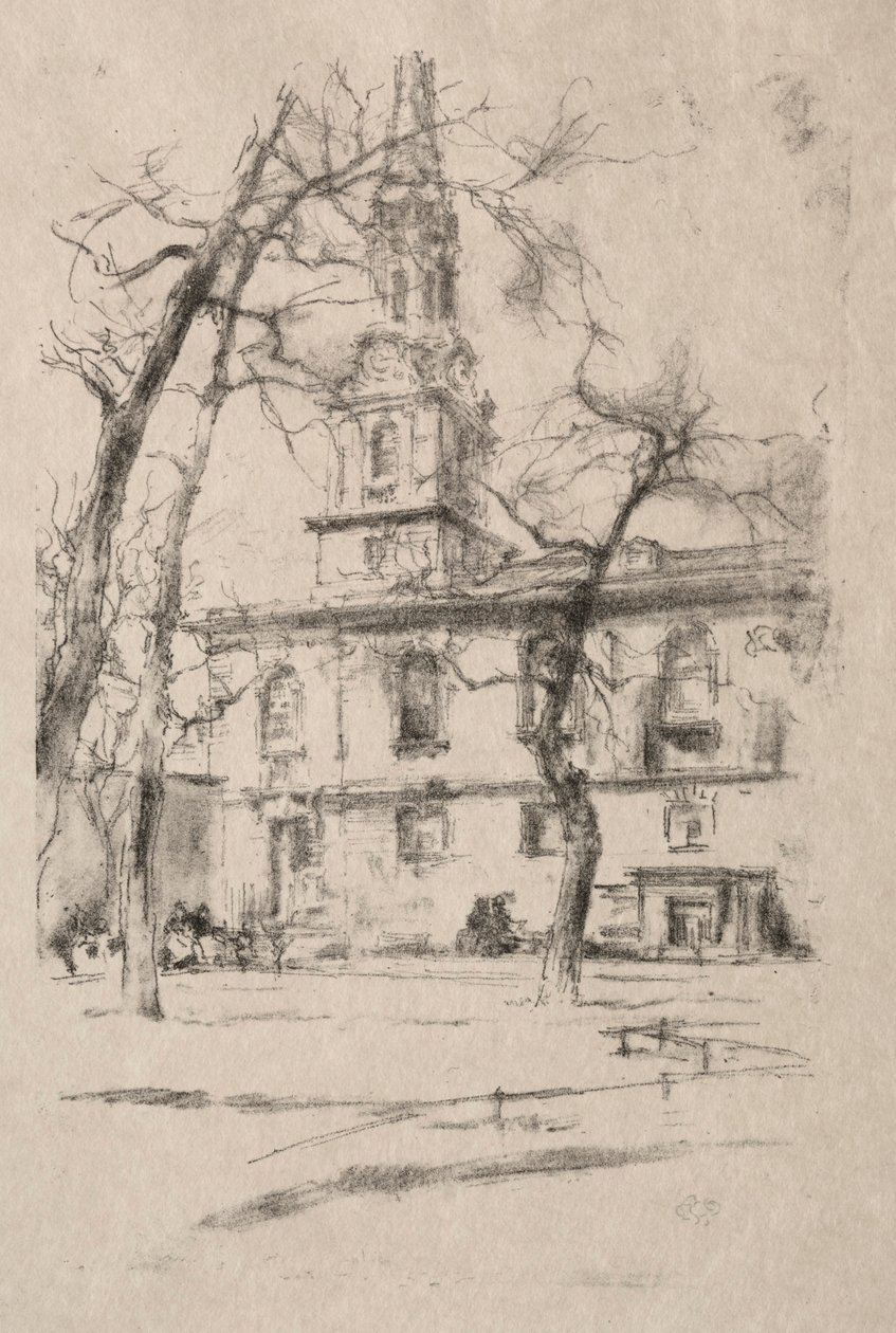 St. Giles-in-the-Fields, 1896 von James Abbott McNeill Whistler