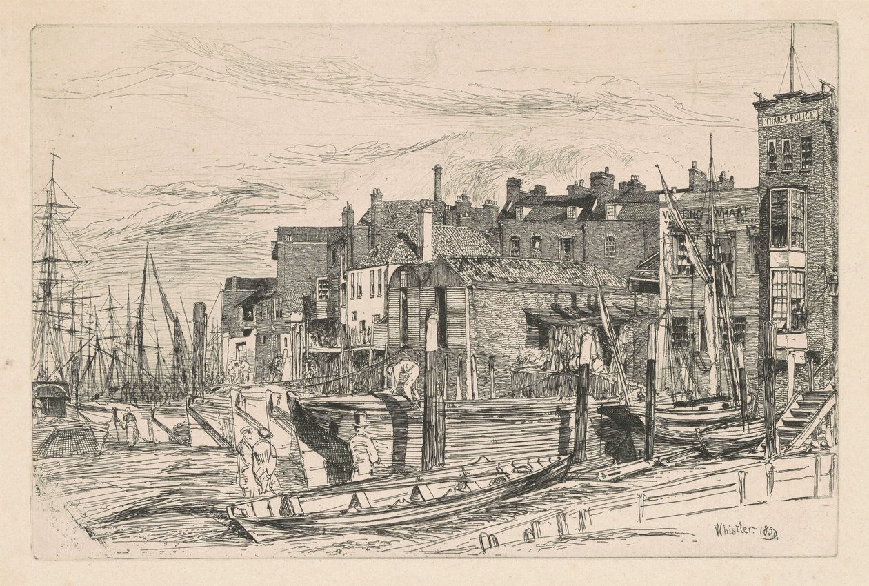 Thames-Polizei von James Abbott McNeill Whistler