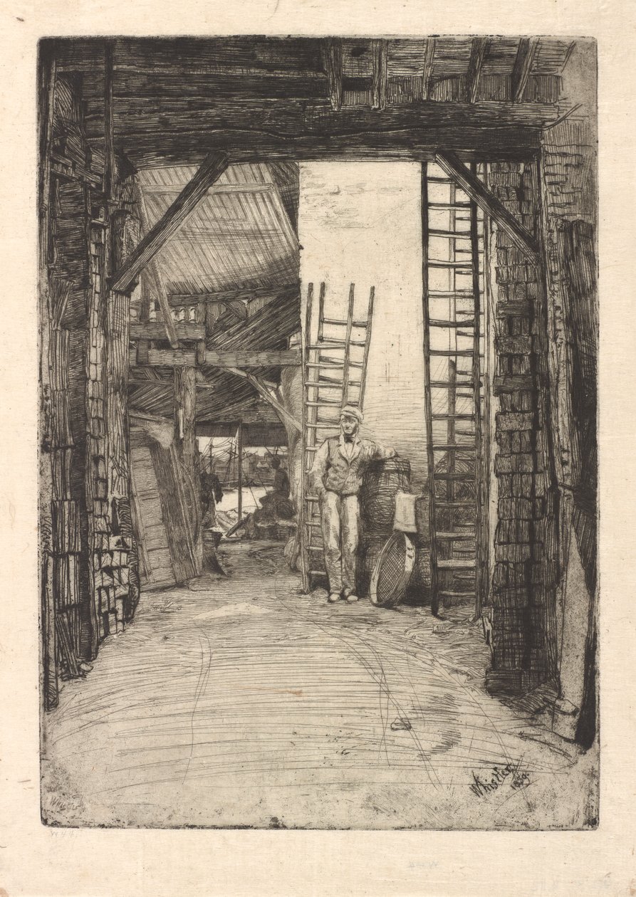 Der Kalkbrenner von James Abbott McNeill Whistler