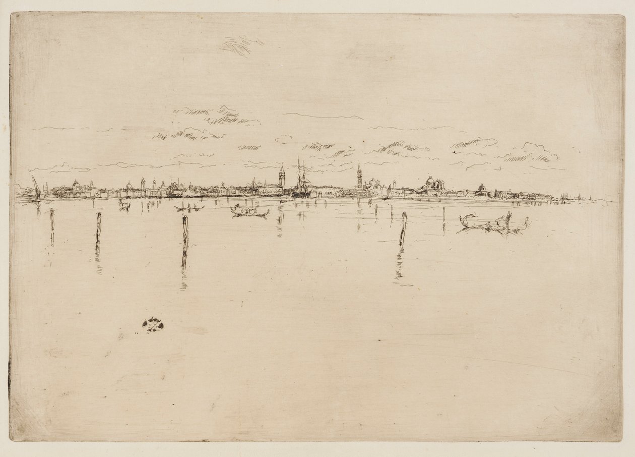 Das kleine Venedig, 1879-1880 von James Abbott McNeill Whistler