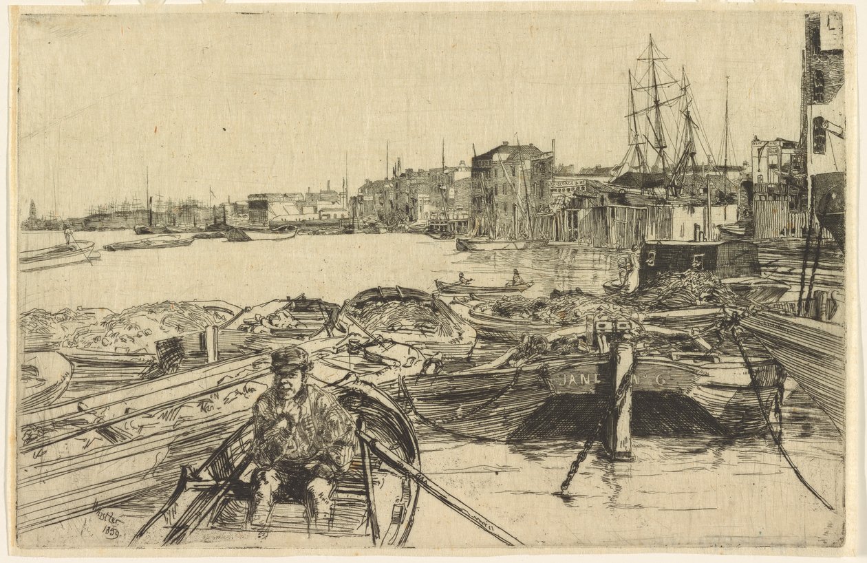Der Teich, 1859 von James Abbott McNeill Whistler
