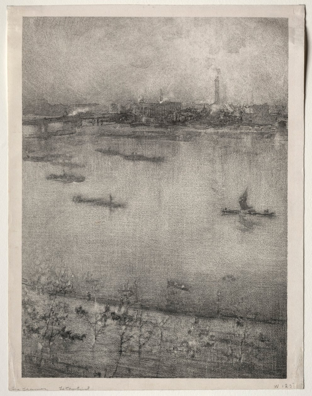 Die Themse von James Abbott McNeill Whistler
