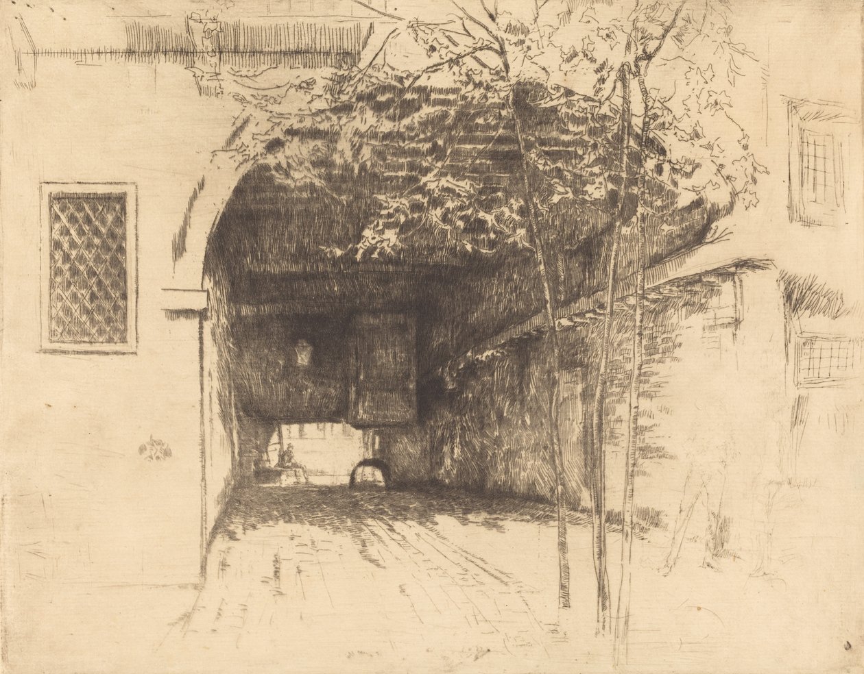 Das Traghetto, Nr. I, 1879-1880 von James Abbott McNeill Whistler