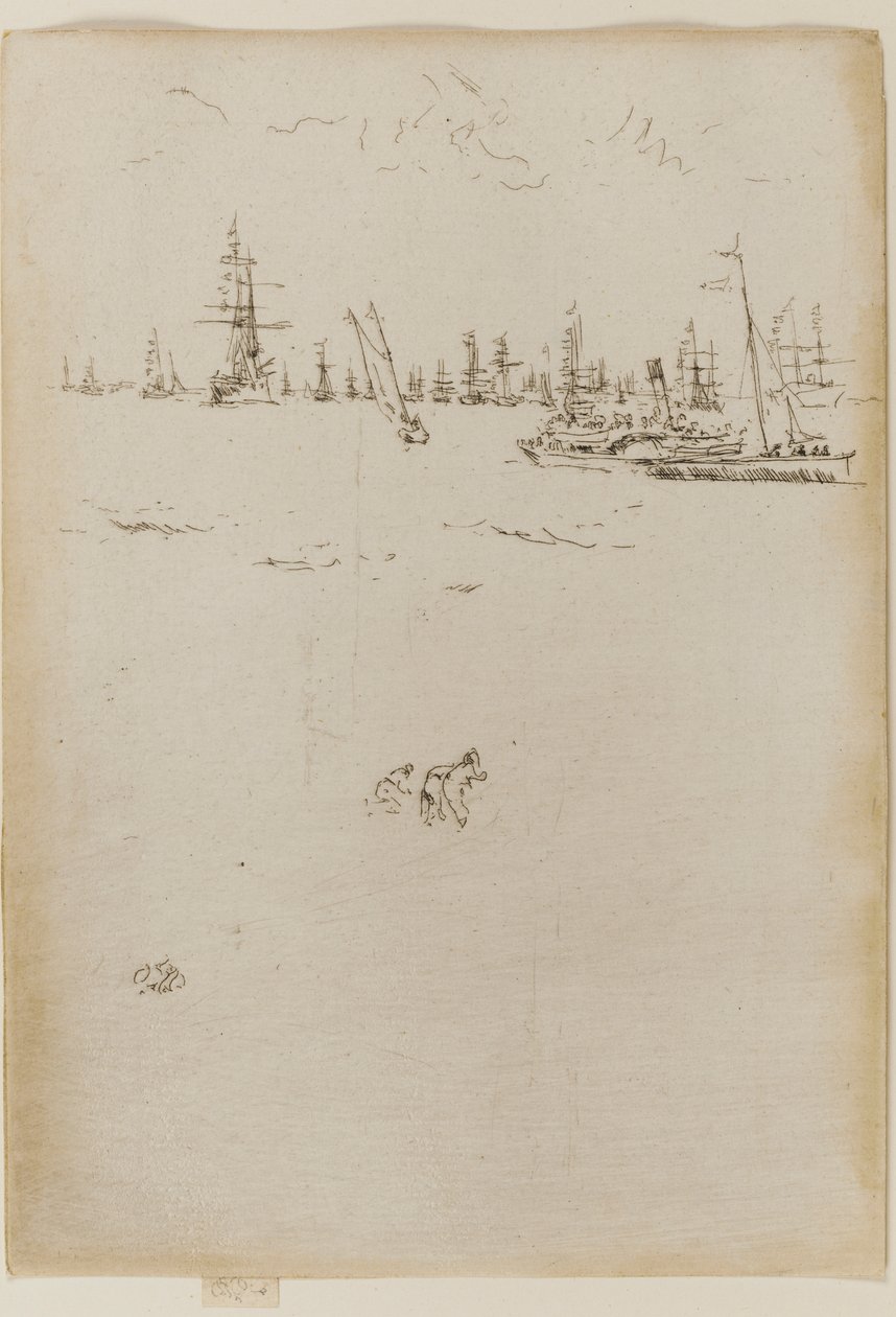 Das Besucherboot von James Abbott McNeill Whistler