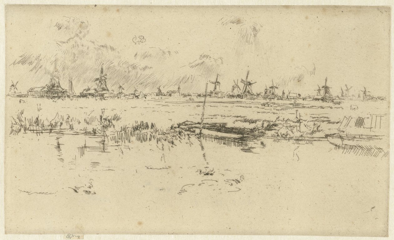 Zaandam von James Abbott McNeill Whistler