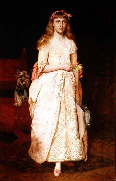 Rose: Porträt von Miss Rose Fenwick von James Archer