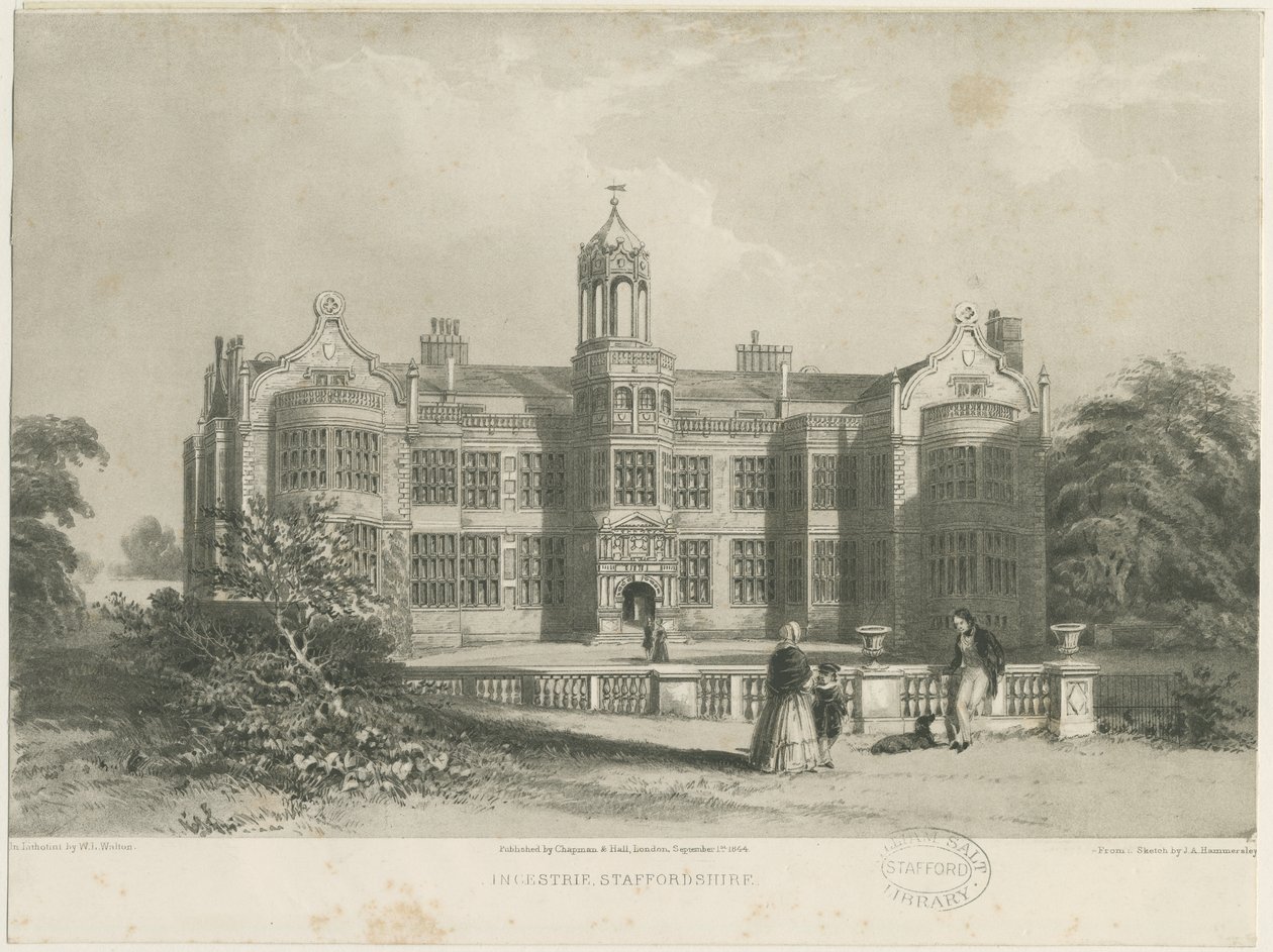 Ingestre Hall von James Astbury Hammersley