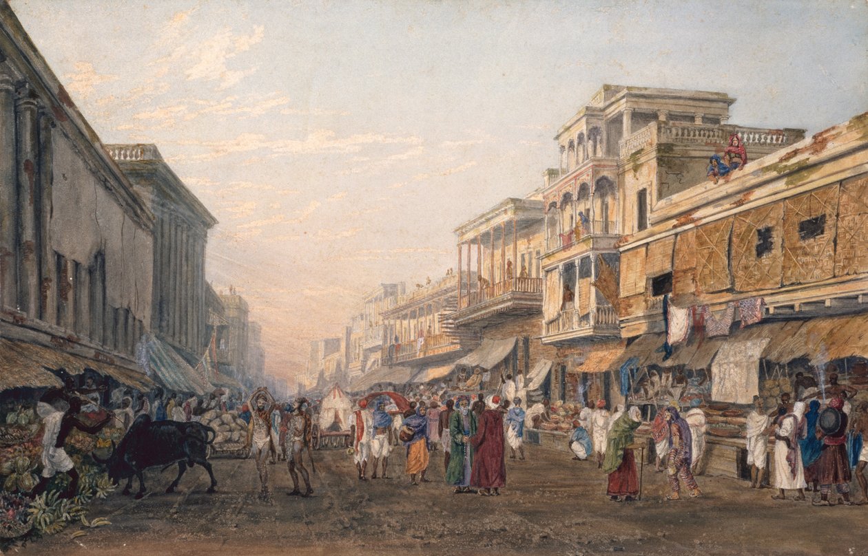 Ansicht von Kalkutta, ca. 1820 von James Baillie Fraser