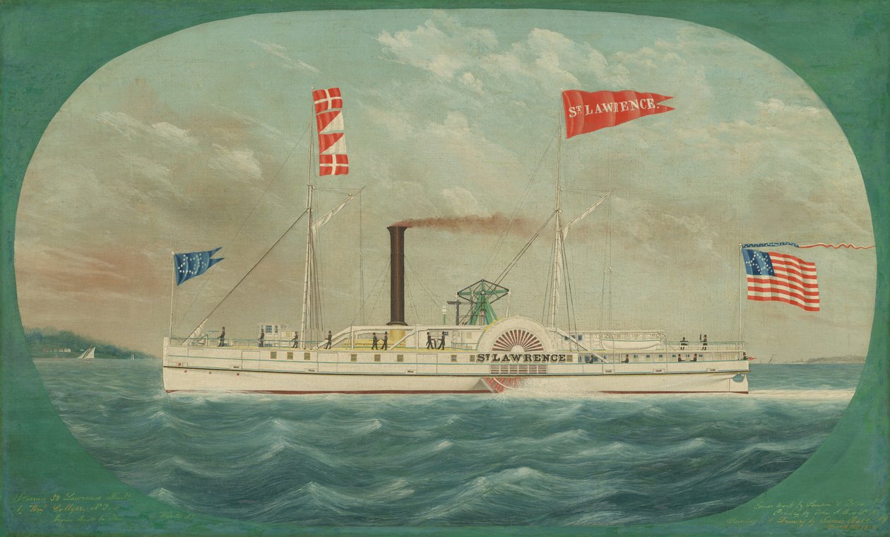 Dampfer "St. Lawrence" von James Bard