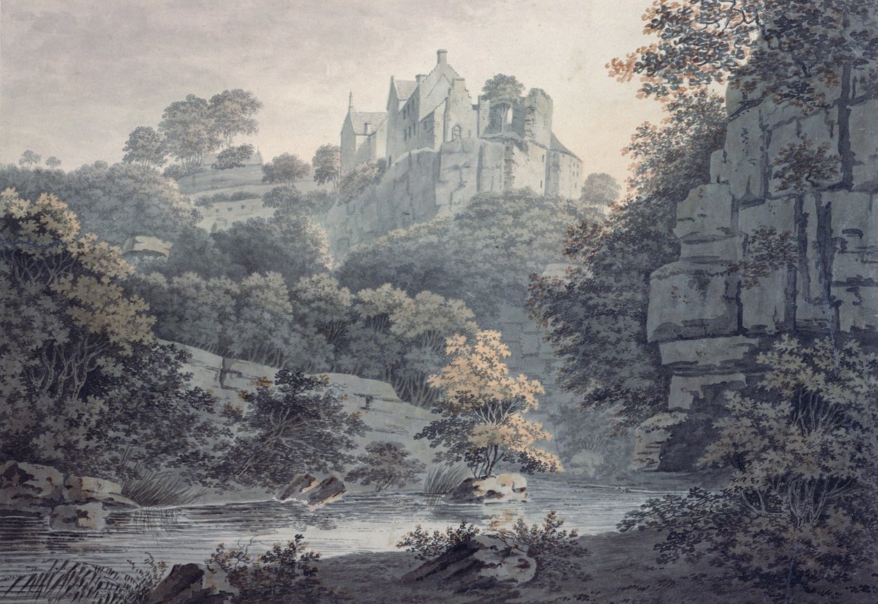 Hawthornden Castle bei Edinburgh von James Bourne