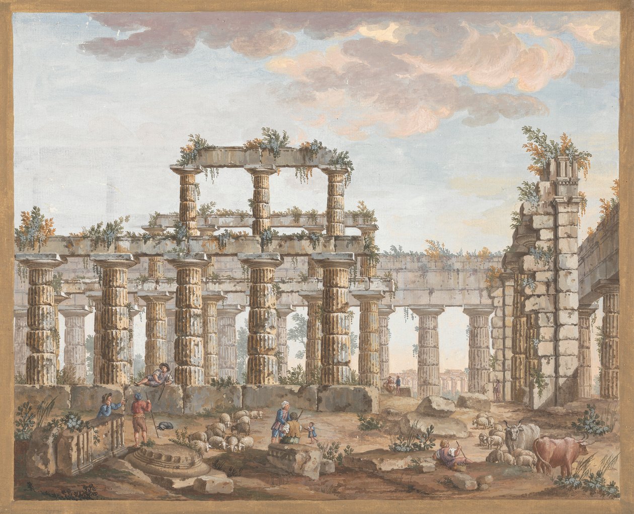 Tempelruinen von James Bruce